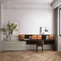Роскошный телескопический стол из массива дерева  HAOTAI 37519-29