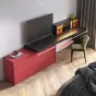 Роскошный телескопический стол из массива дерева  HAOTAI 37519-29
