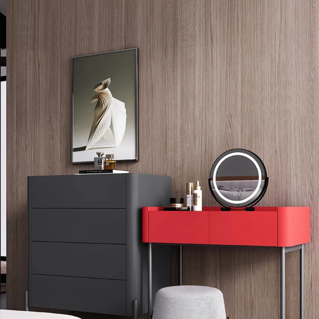 Роскошный туалетный столик с подсветкой HAOTAI 37520-29