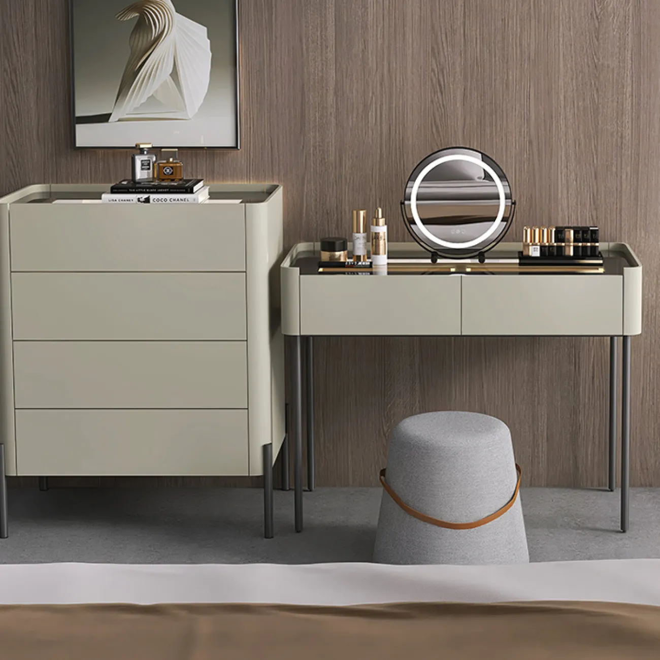 Роскошный туалетный столик с подсветкой HAOTAI 37521-29