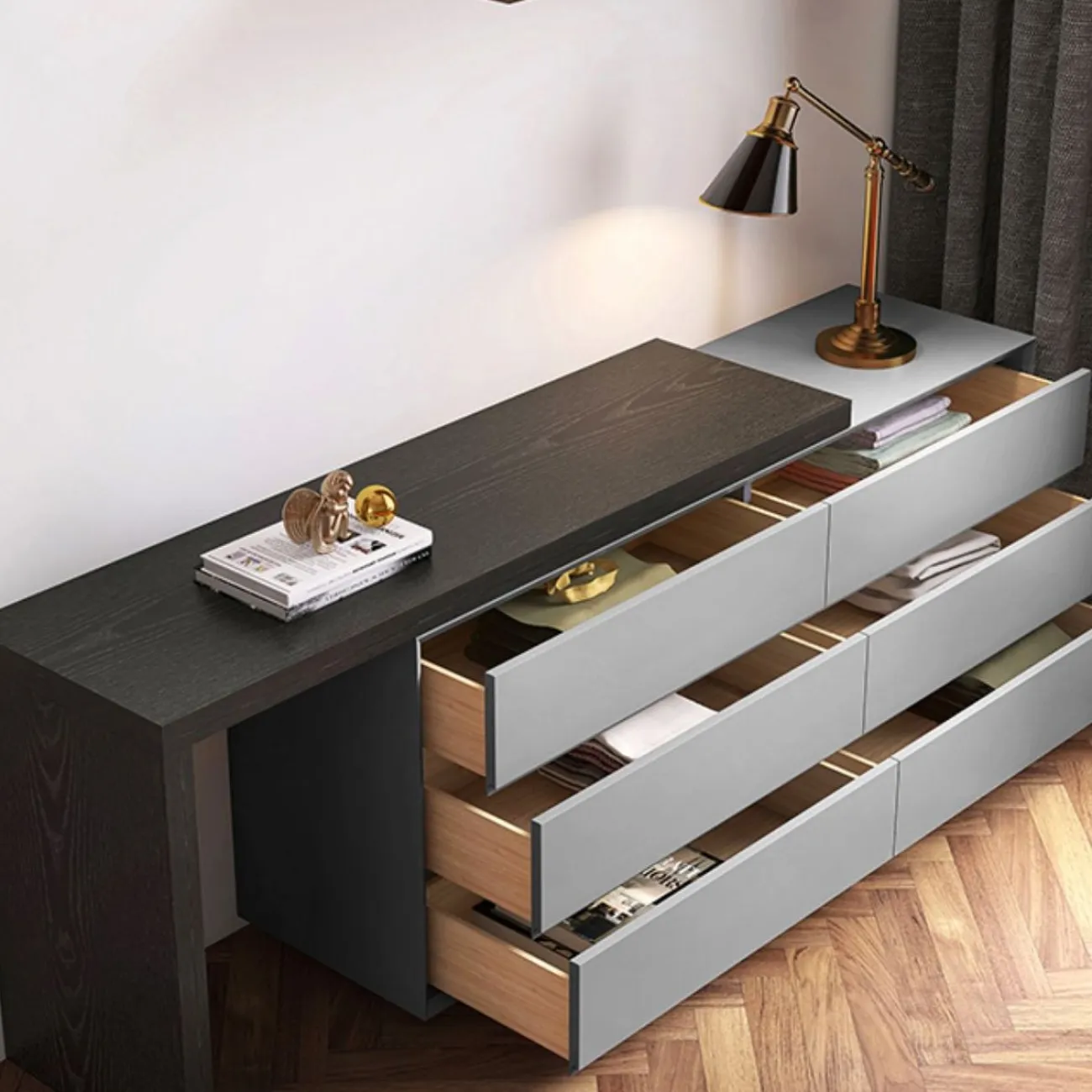 Письменный стол и комод в одном HAOTAI 37523-29