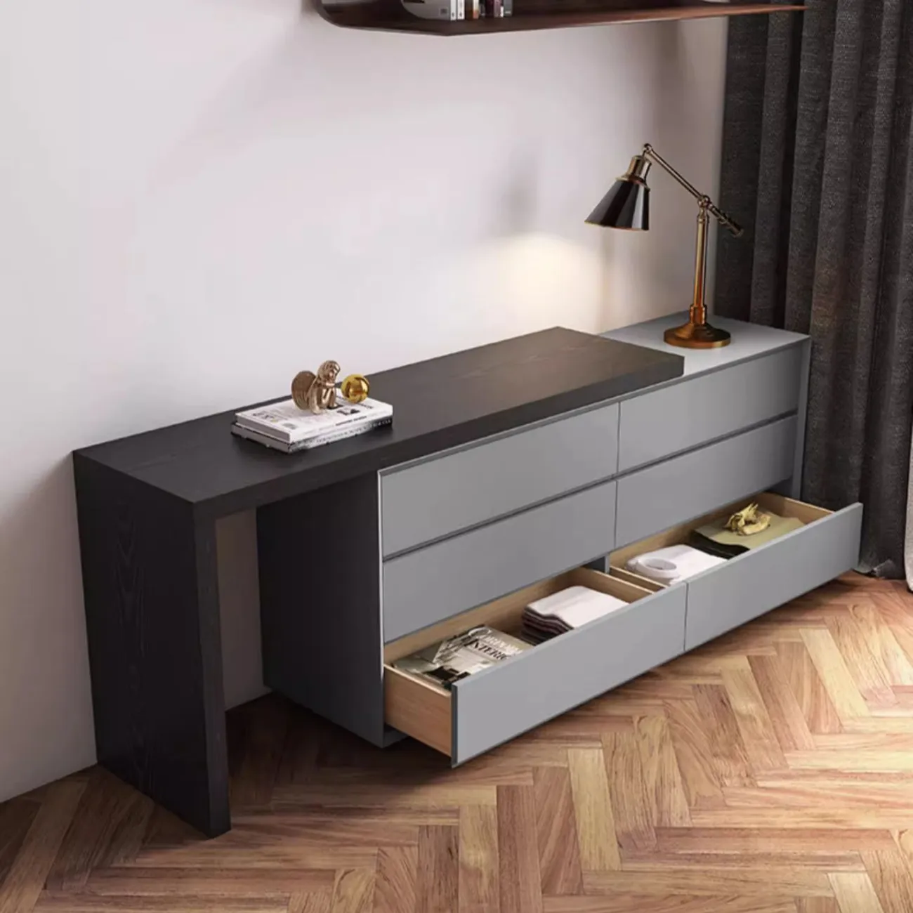 Письменный стол и комод в одном HAOTAI 37523-29