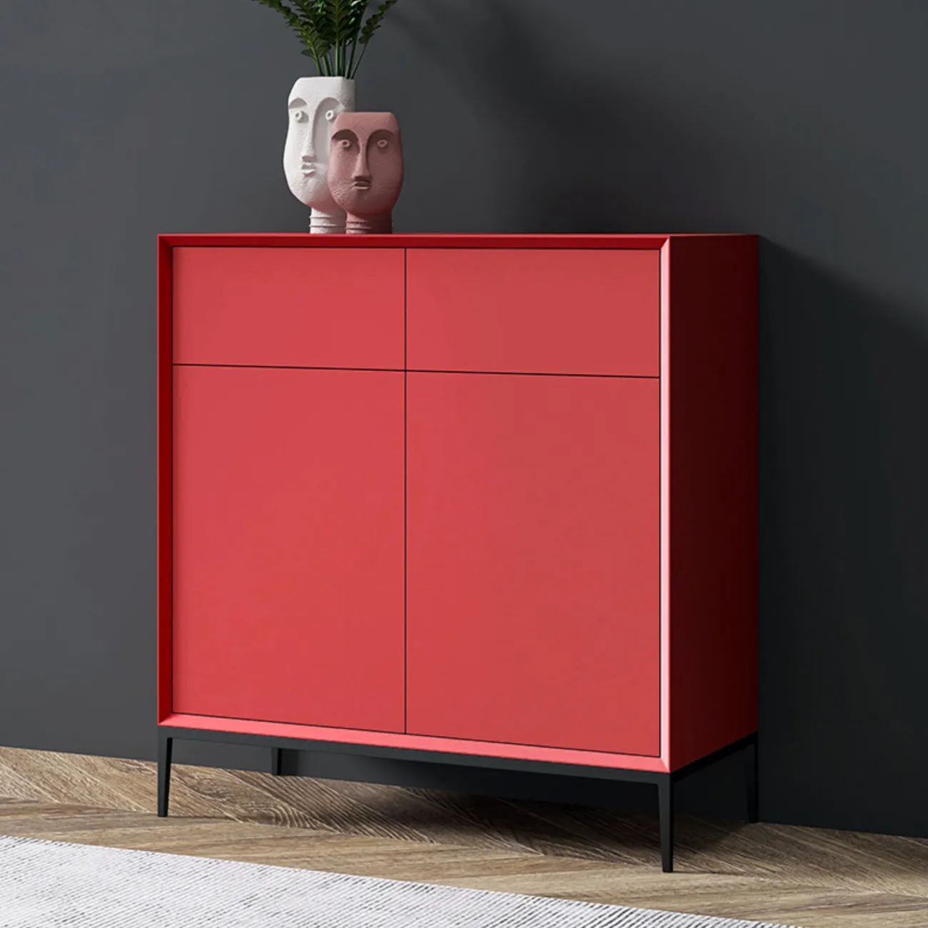 Итальянский минималистский шкаф для обуви HAOTAI 37524-29