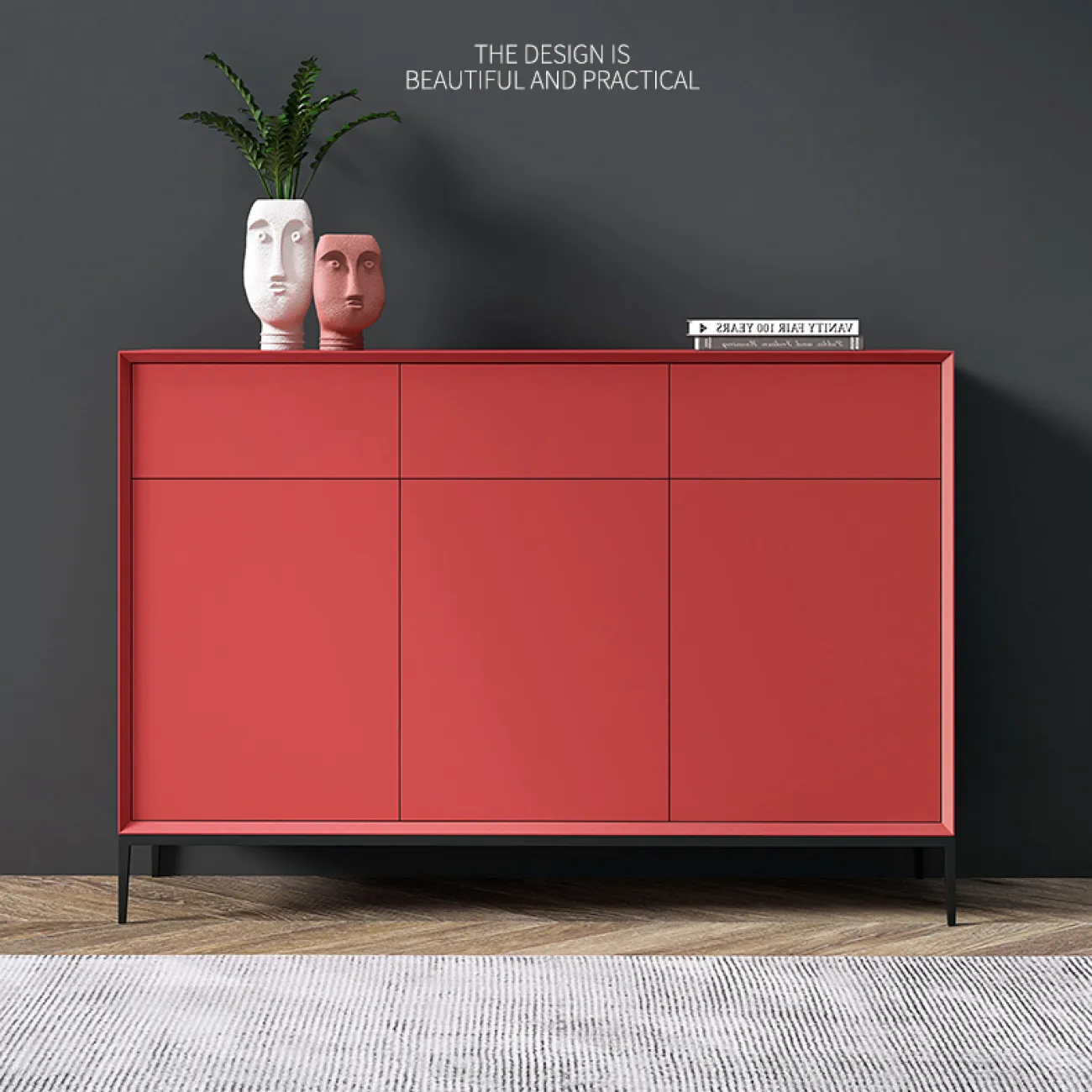 Итальянский минималистский шкаф для обуви HAOTAI 37524-29