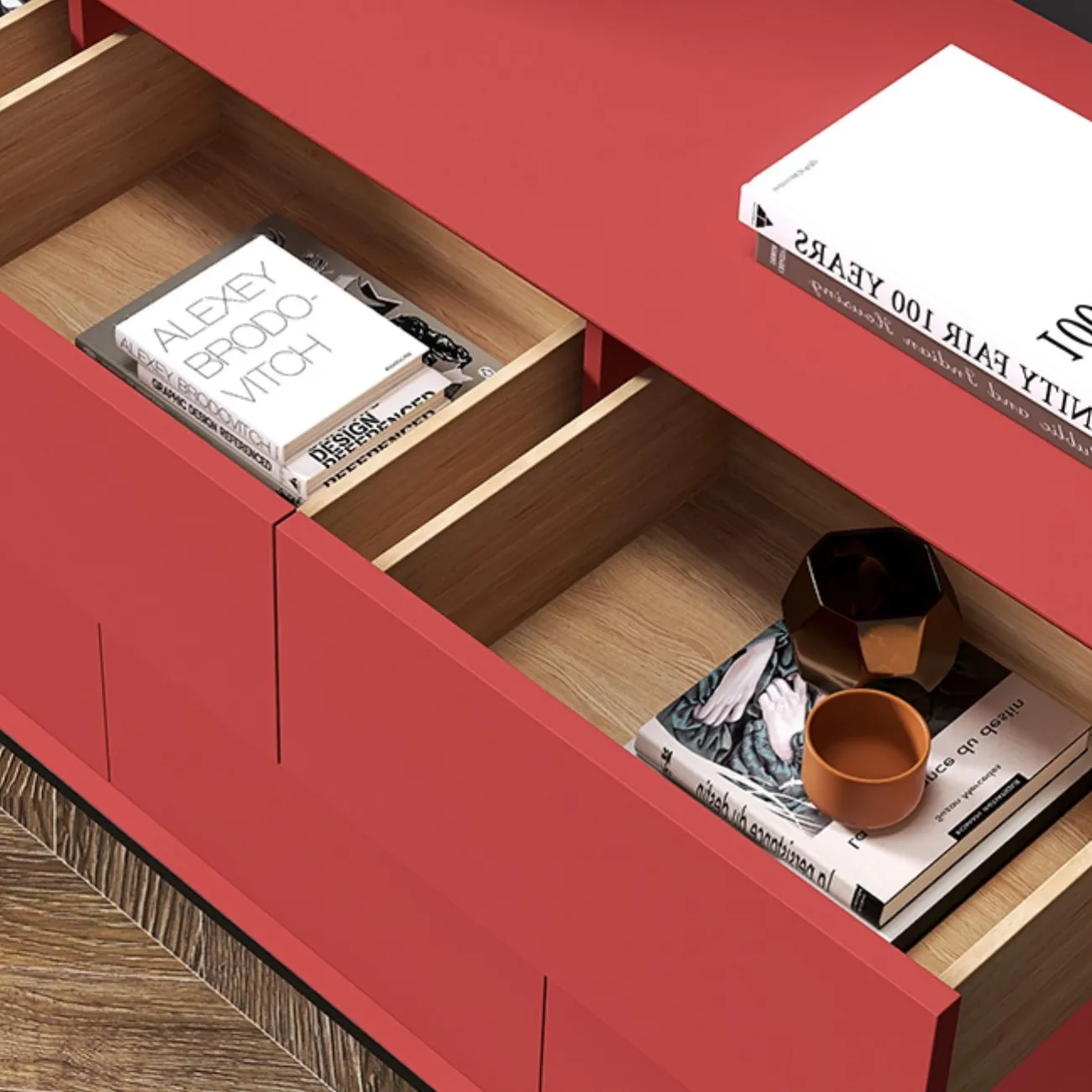 Итальянский минималистский шкаф для обуви HAOTAI 37524-29