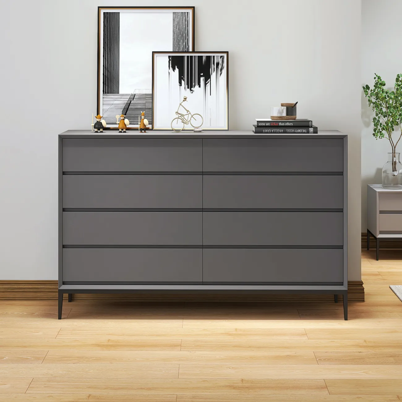 Современный минималистский комод из массива HAOTAI 37525-29