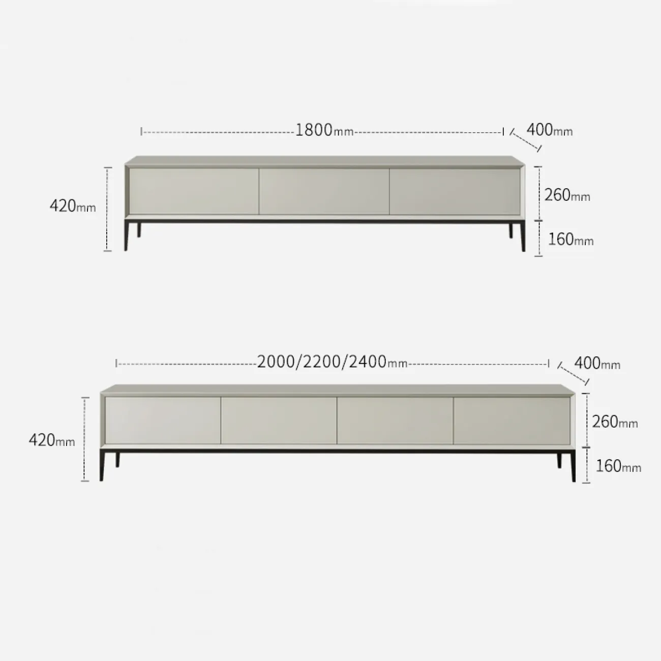 Современный минималистский ТВ-шкаф HAOTAI 37526-29