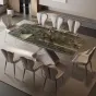 Роскошный обеденный стол из мрамора BANG 36025-29