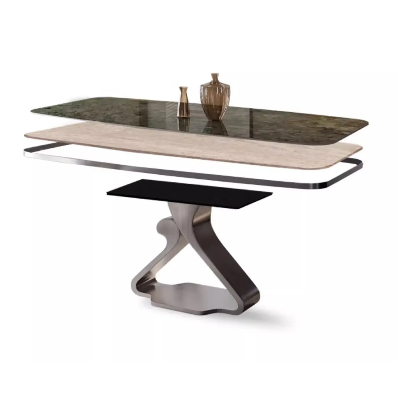 Роскошный обеденный стол из мрамора BANG 36025-29