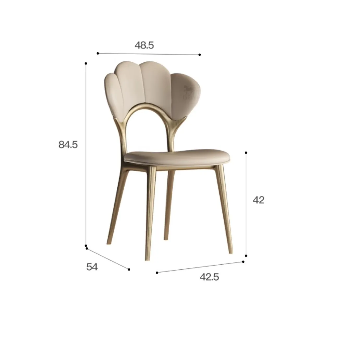 Легкий роскошный обеденный стул  BANG 36027-29