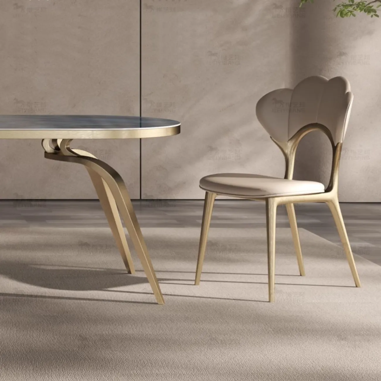 Легкий роскошный обеденный стул  BANG 36027-29