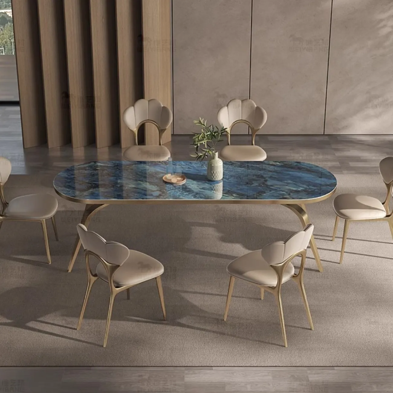 Легкий роскошный обеденный стул  BANG 36027-29