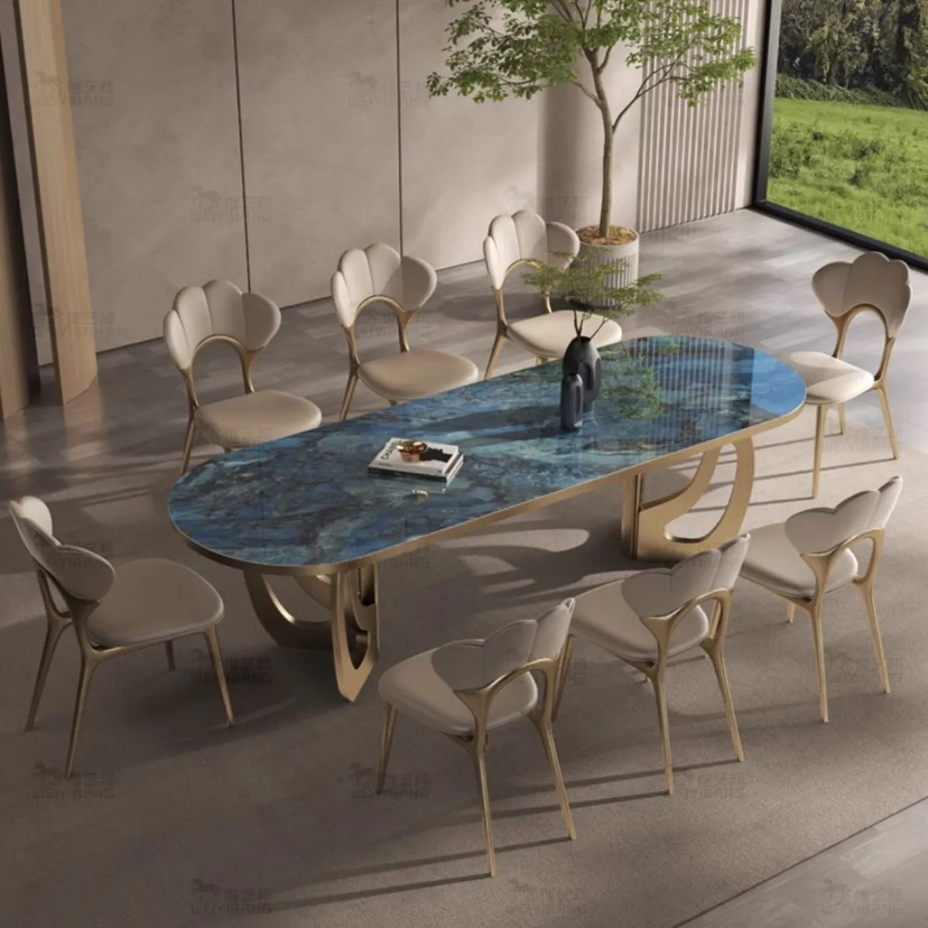 Легкий роскошный обеденный стул  BANG 36027-29