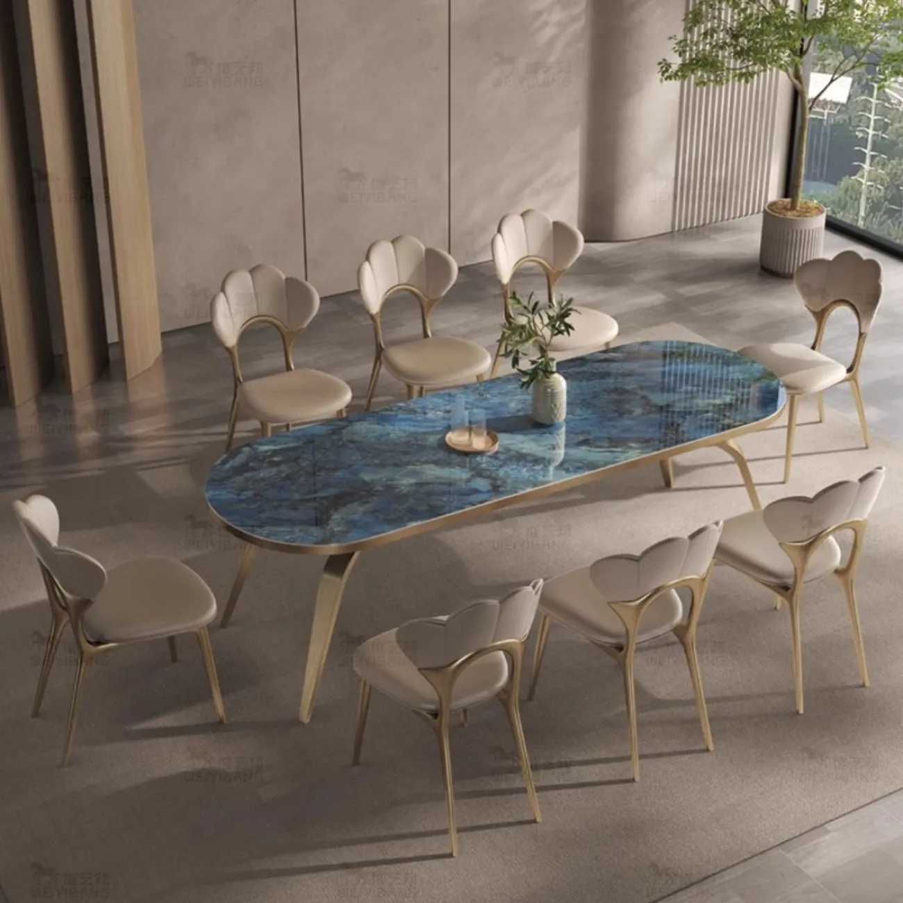 Легкий роскошный обеденный стул  BANG 36027-29