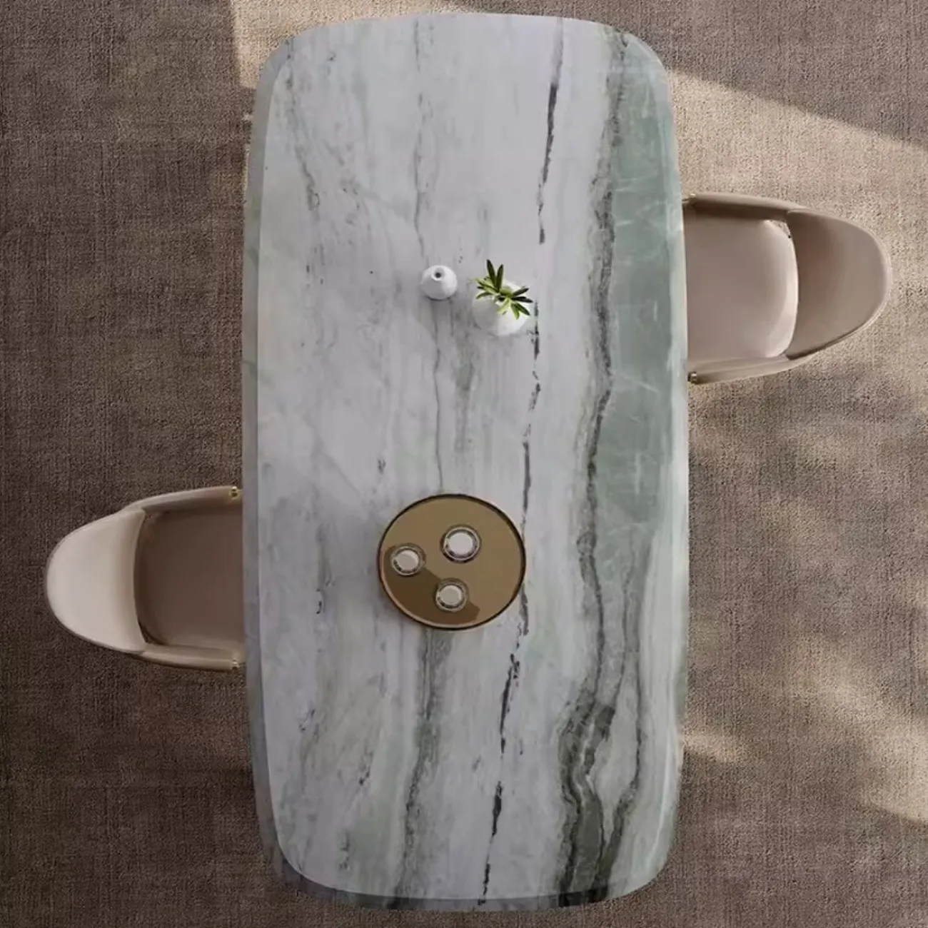 Обеденный стол из натурального роскошного камня BANG 36455-29