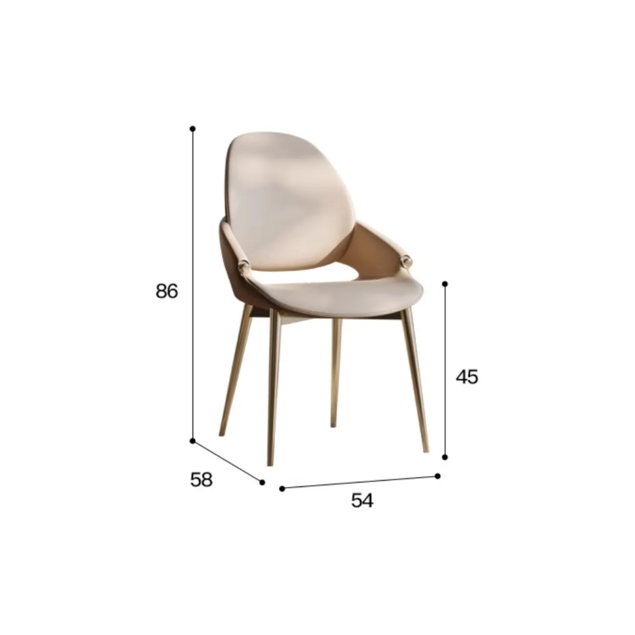 Обеденный стол из натурального роскошного камня BANG 36455-29