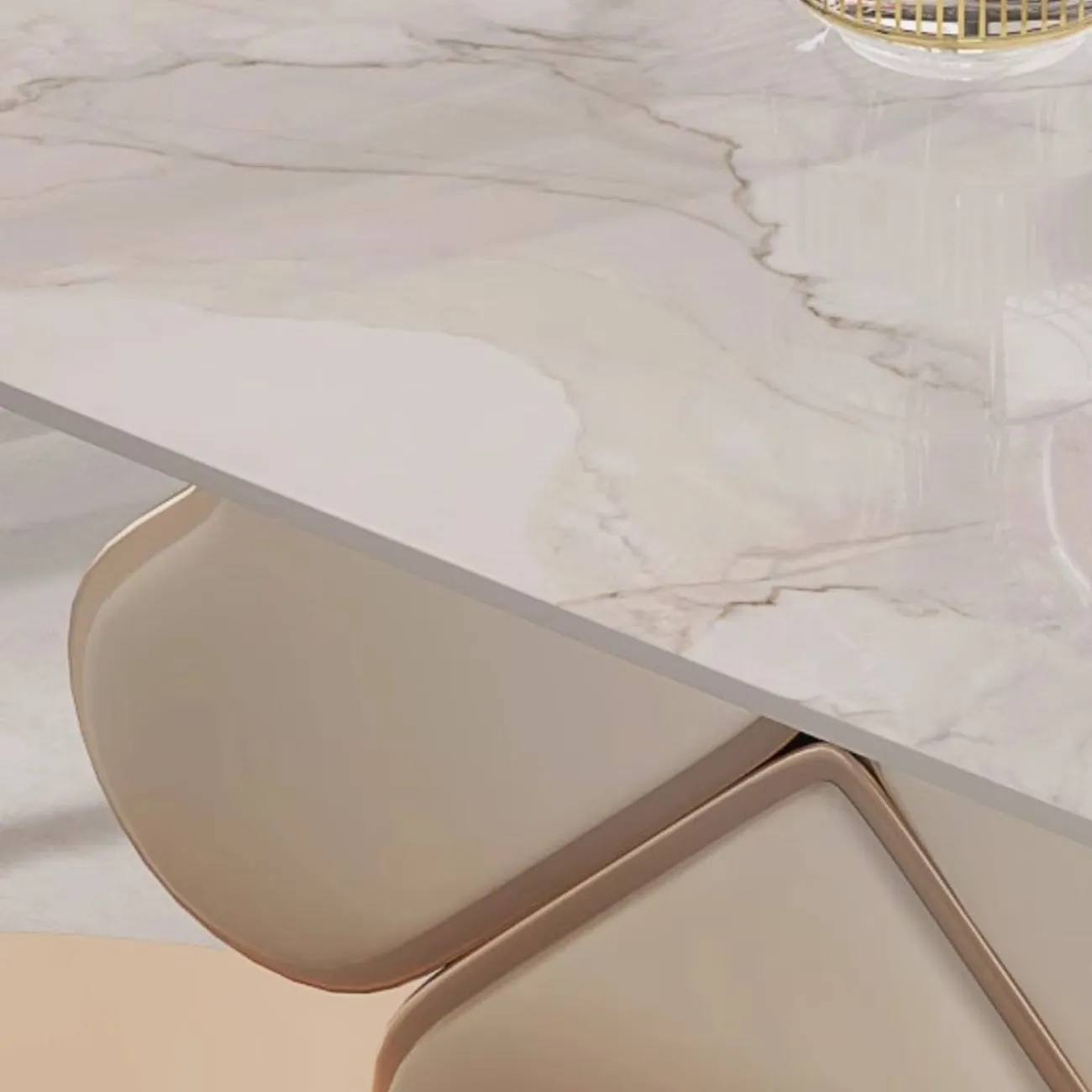 Легкий роскошный обеденный стол из каменной плиты BANG 36458-29