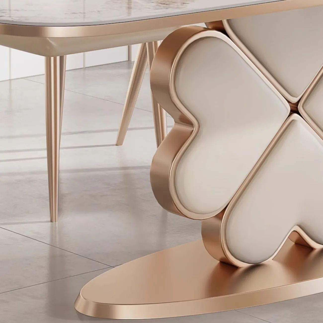 Легкий роскошный обеденный стол из каменной плиты BANG 36458-29