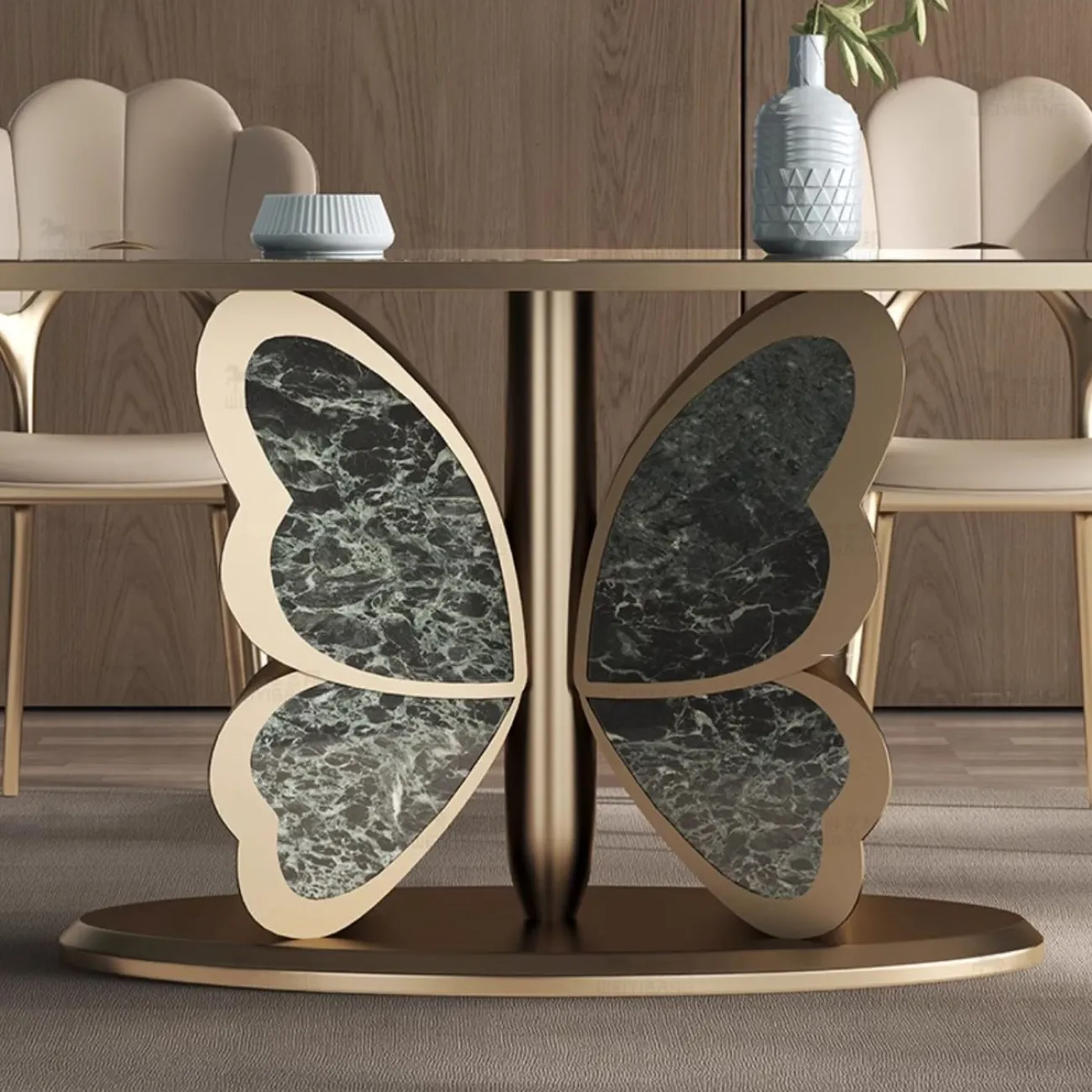 Роскошный мраморный обеденный стол высокого класса BANG 36460-29 Роскошный мраморный обеденный стол высокого класса BANG 36460-29