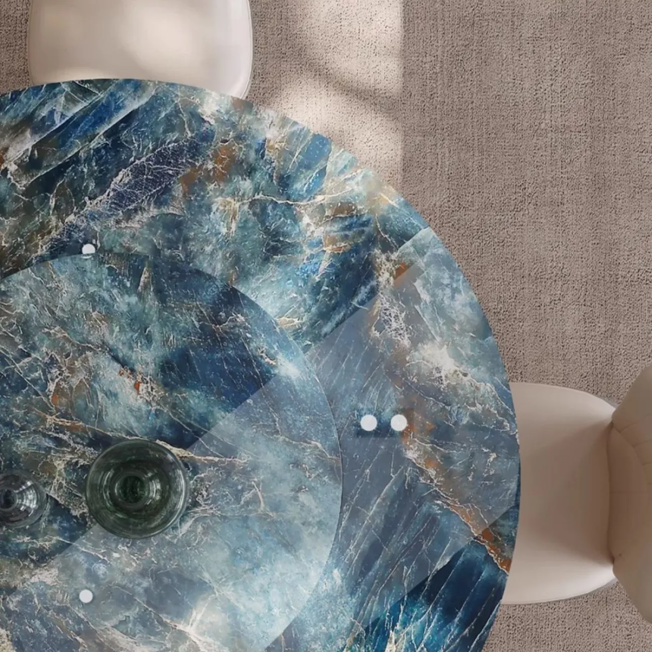 Обеденный круглый стол с поворотным столом BANG 36463-29 Обеденный круглый стол с поворотным столом BANG 36463-29