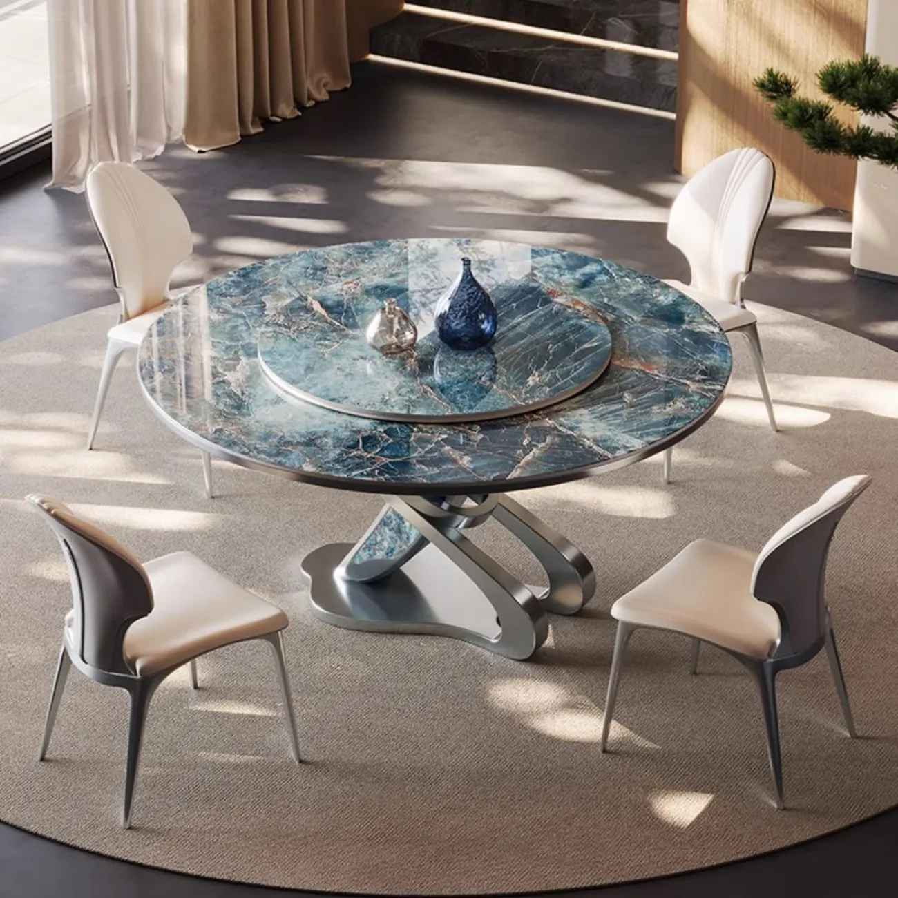 Обеденный круглый стол с поворотным столом BANG 36464-29