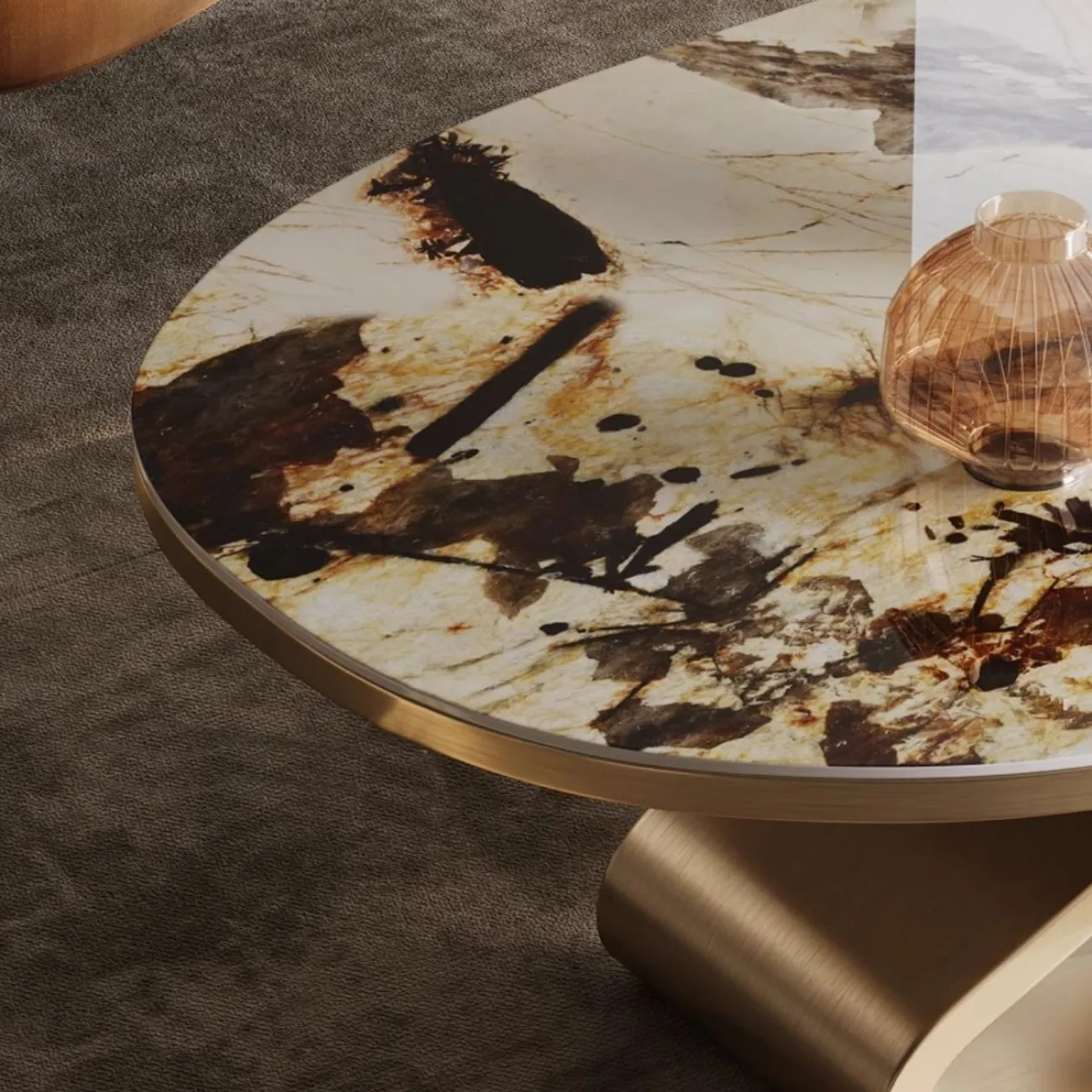 Современный роскошный журнальный столик из нержавеющей стали BANG 36465-29