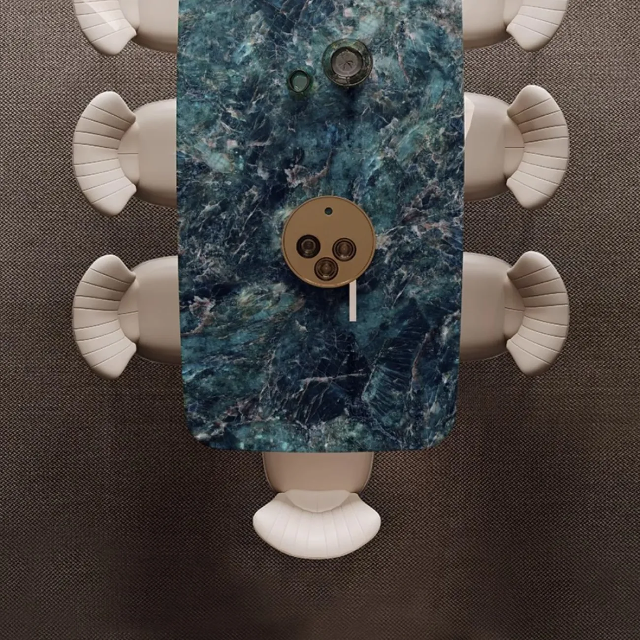 Роскошный обеденный стол из натурального камня BANG 36467-29 Роскошный обеденный стол из натурального камня BANG 36467-29