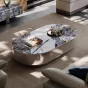 Роскошный журнальный столик из натурального камня BANG 36468-29