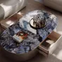Роскошный журнальный столик из натурального камня BANG 36468-29