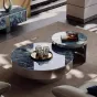 Роскошный круглый журнальный столик из каменной плиты BANG 36469-29