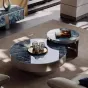 Роскошный круглый журнальный столик из каменной плиты BANG 36469-29