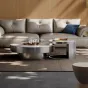 Роскошный круглый журнальный столик из каменной плиты BANG 36469-29