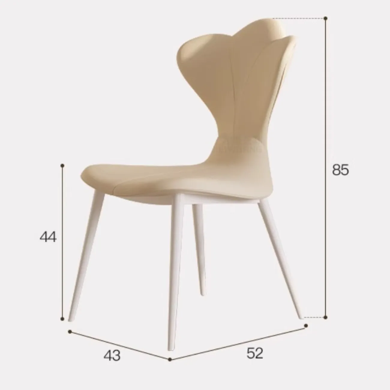 Роскошный кожаный обеденный стул BANG 36470-29