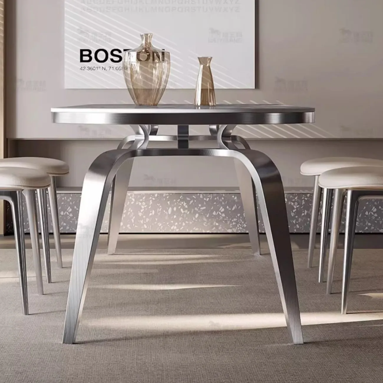 Роскошный мраморный обеденный стол BANG 36472-29