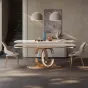 Роскошный обеденный стол из натурального камня BANG 36473-29