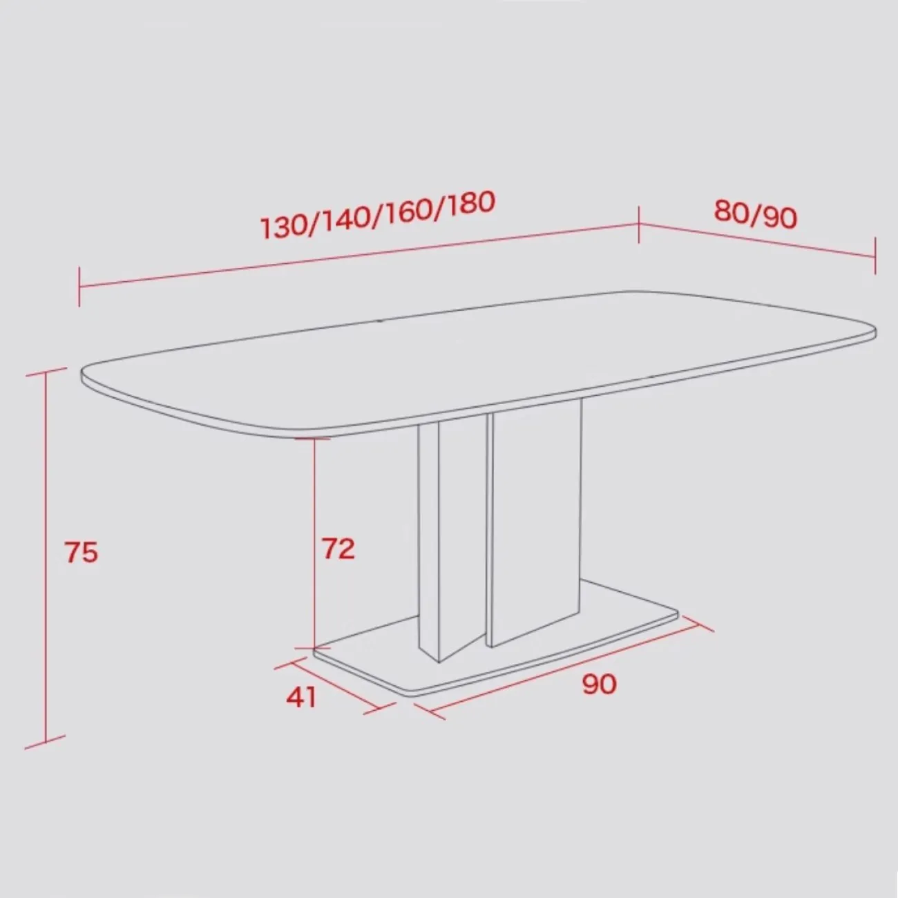 Легкий роскошный обеденный стол из каменной плиты BANG 36474-29