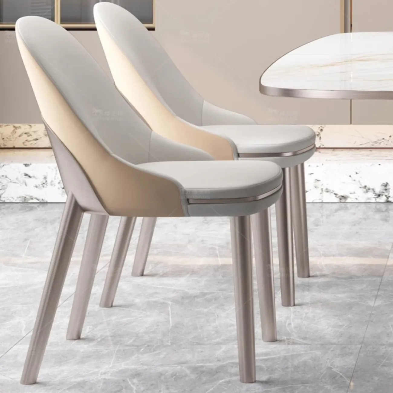 Легкий роскошный обеденный стол из каменной плиты BANG 36474-29