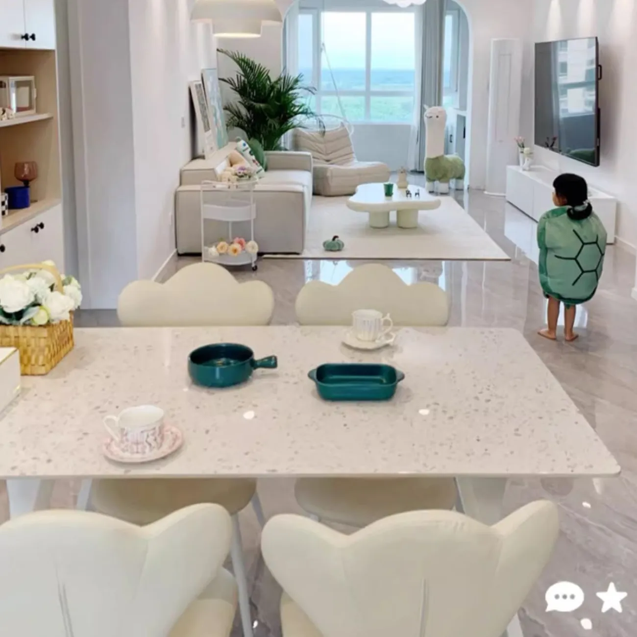 Обеденный стол прямоугольной формы из натурального камня BANG 36479-29 Обеденный стол прямоугольной формы из натурального камня BANG 36479-29