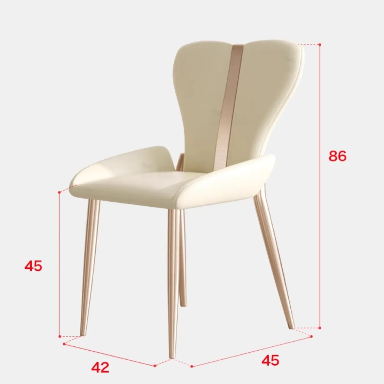 Легкий роскошный обеденный стул из натуральной кожи BANG 36481-29