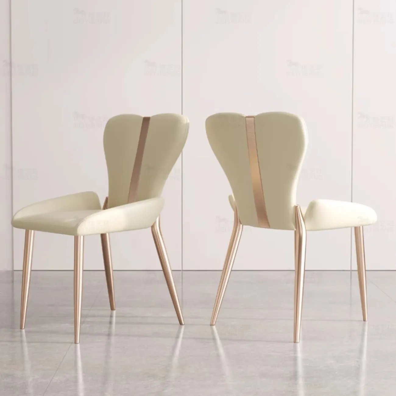 Легкий роскошный обеденный стул из натуральной кожи BANG 36481-29