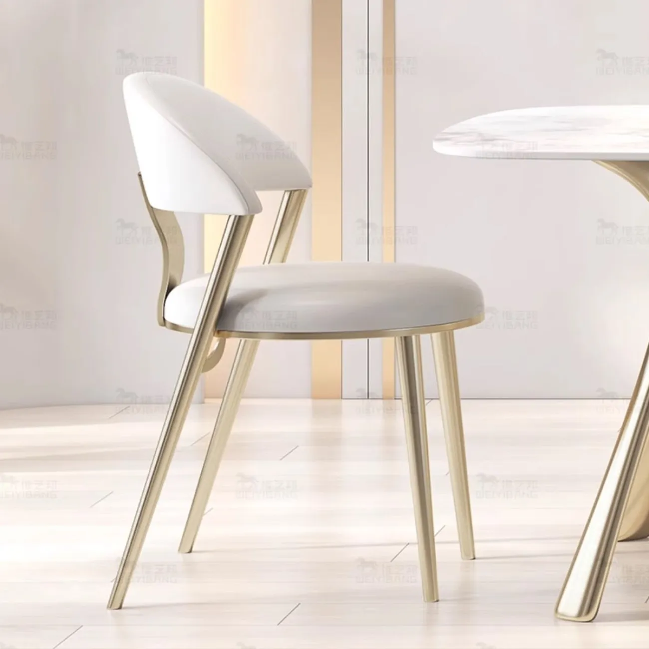  Минималистичный прямоугольный обеденный стол из мрамора BANG 36482-29