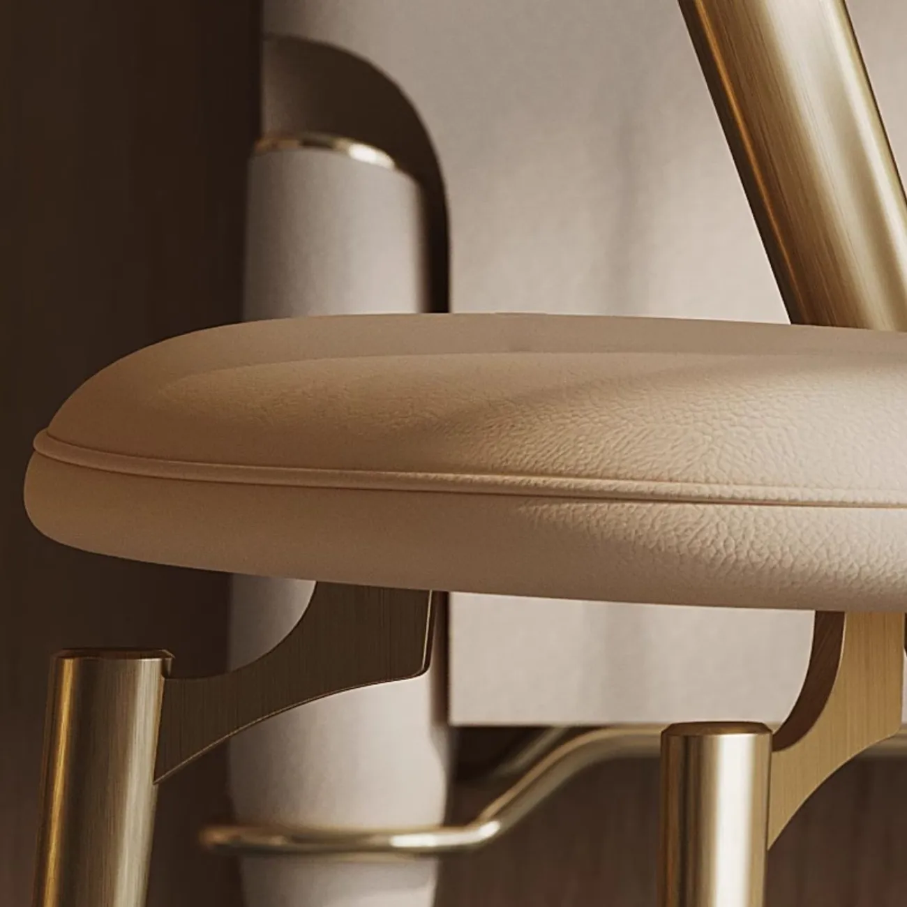 Обеденный стул со спинкой из матовой нержавеющей стали BANG 36483-29