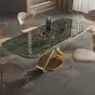 Обеденный стол из высококачественной каменной плиты с мраморным рисунком BANG 36486-29