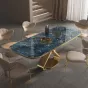 Обеденный стол из высококачественной каменной плиты с мраморным рисунком BANG 36486-29