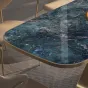 Обеденный стол из высококачественной каменной плиты с мраморным рисунком BANG 36486-29