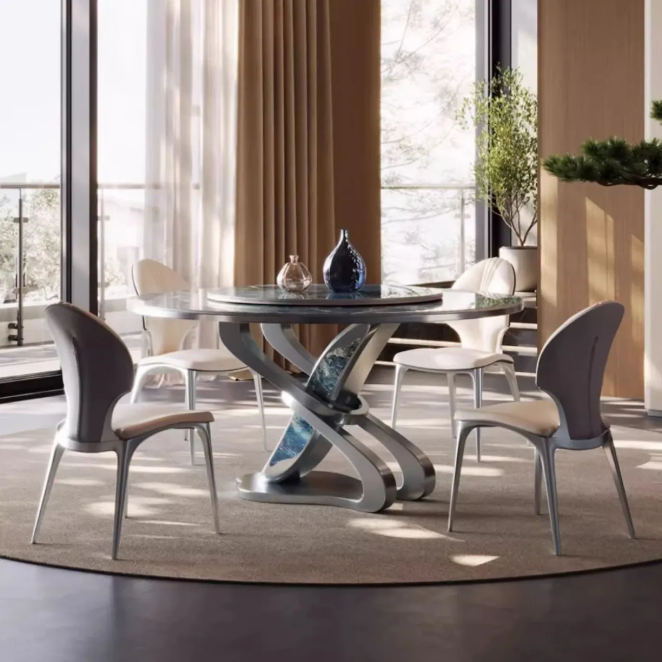 Легкий роскошный обеденный стул в итальянском стиле BANG 36487-29