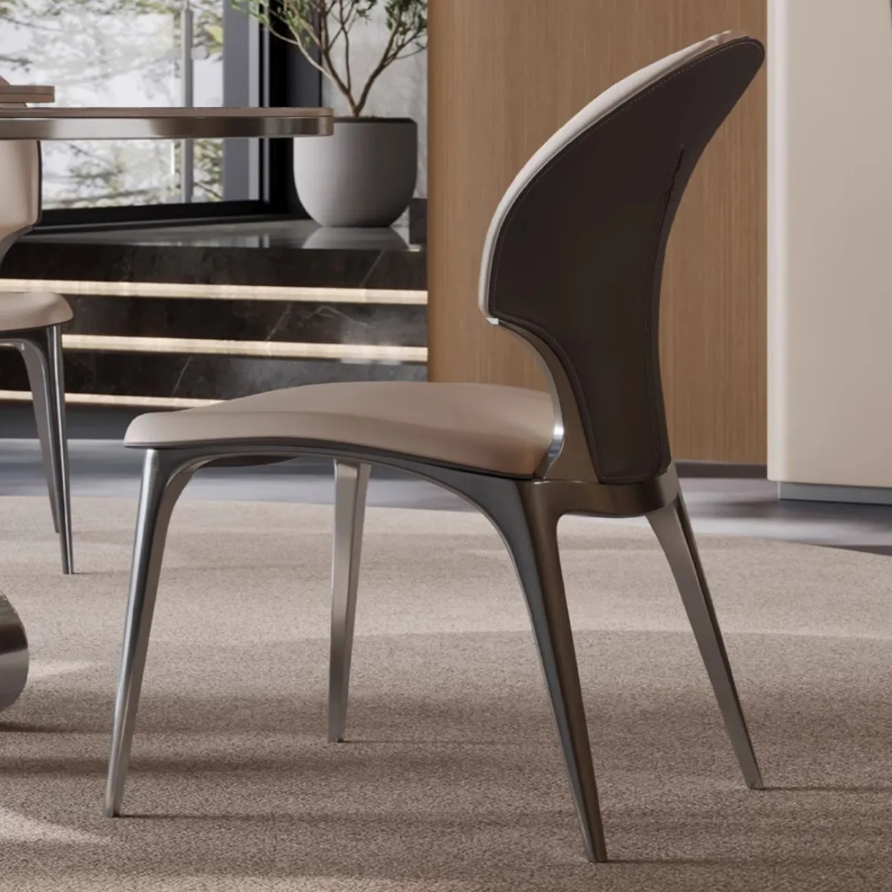 Легкий роскошный обеденный стул в итальянском стиле BANG 36487-29