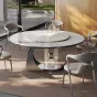Роскошный круглый обеденный стол из натурального камня BANG 36488-29