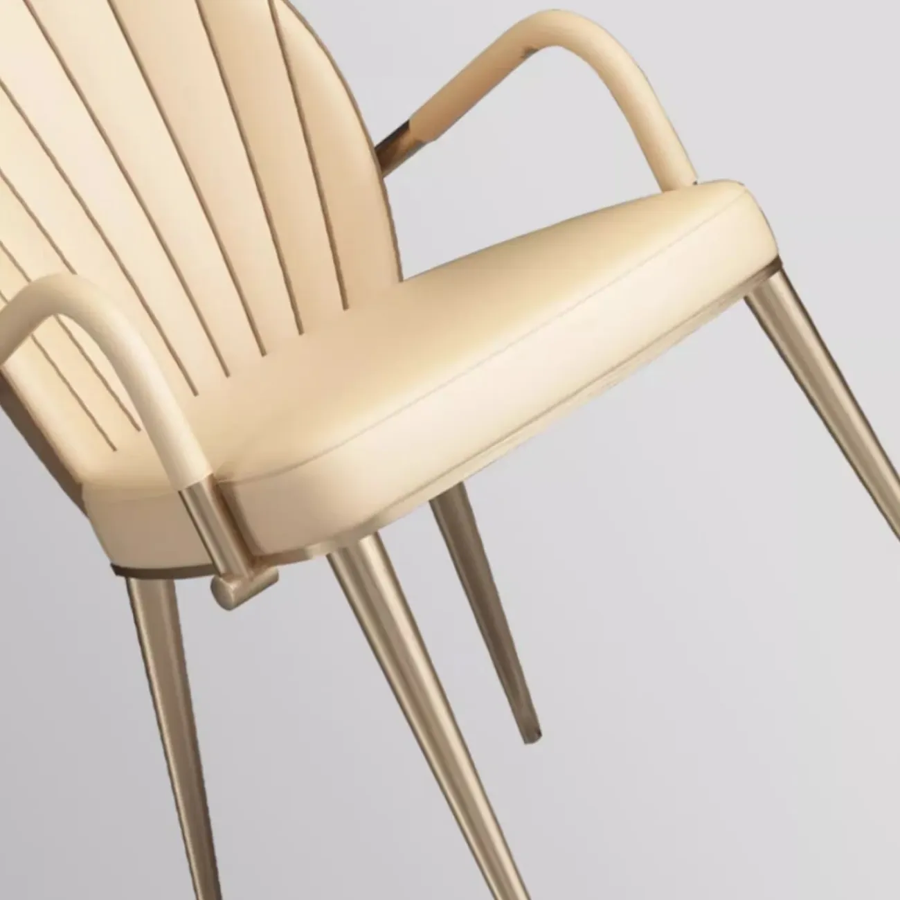 Роскошный обеденный стул из кожи с подлокотником и без BANG 36489-29