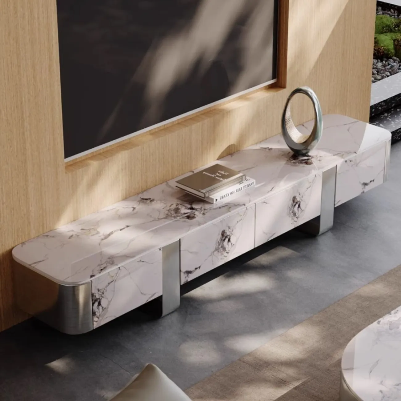 Роскошный ТВ шкаф из натурального камня BANG 36491-29